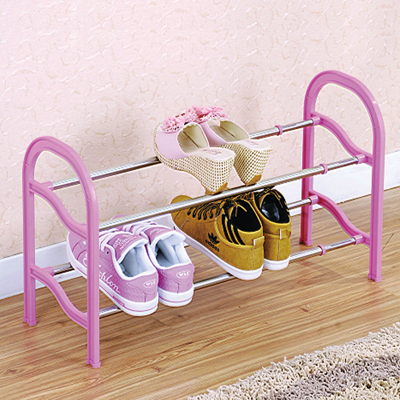 HW03-075 Extendable 2-layer shoe rack