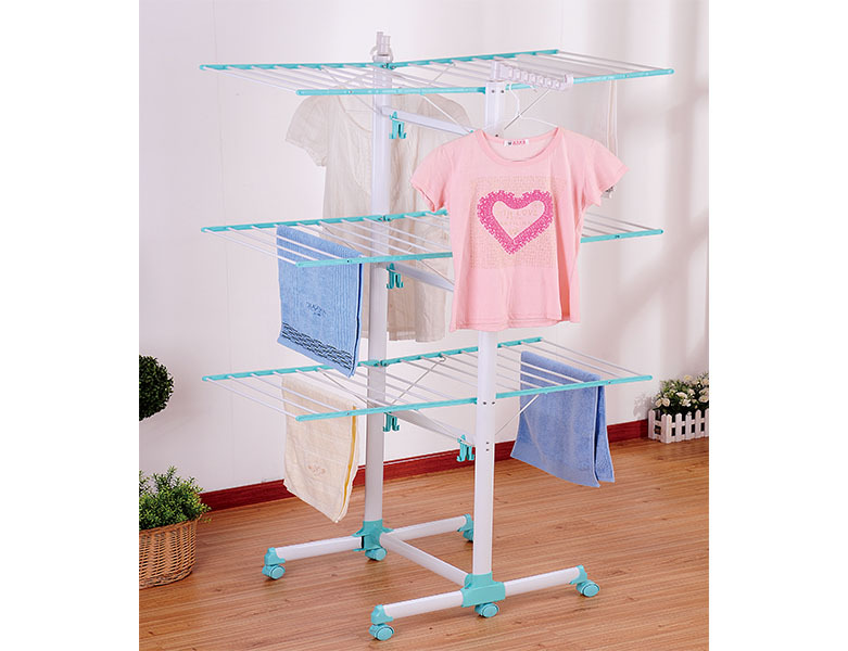 HW03-028C Solid 3-layer collapsible dryer with wheels.jpg